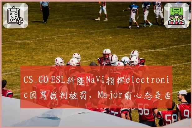 CS_GO ESL科隆NaVi指挥electronic因骂裁判被罚，Major前心态是否已崩？